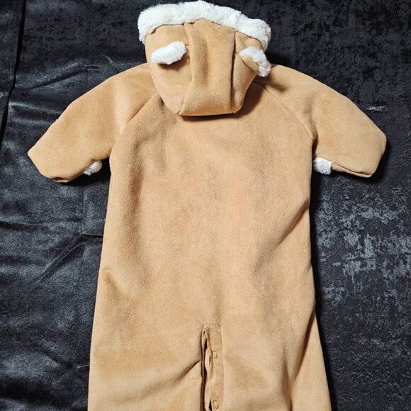 Baby Gap Faux Suede Sherpa Bunting Bag – Bear Hood – Newborn 0–3M - Picture 2 of 3